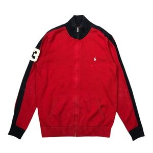 Polo Ralph Lauren Sweater Zip Cardigan M 10-12